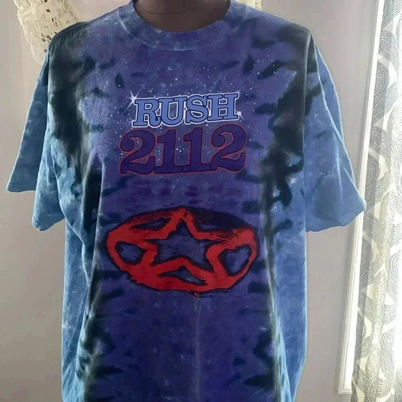 Liquid Blue RUSH tie dye Tshirt - Picture 2 of 5